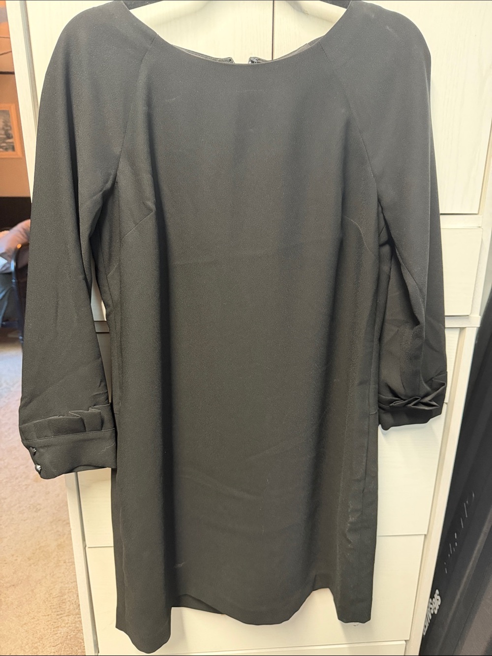 Banana Republic Black Classic Boatneck dress